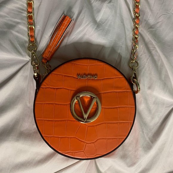 valentino orange purse